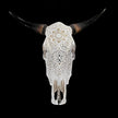 Bull Skull Carved Star Mandala - Skull,A/152