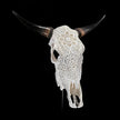 Bull Skull Carved Star Mandala - Skull,A/152