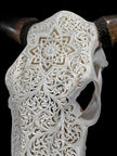 Bull Skull Carved Star Mandala - Skull,A/152