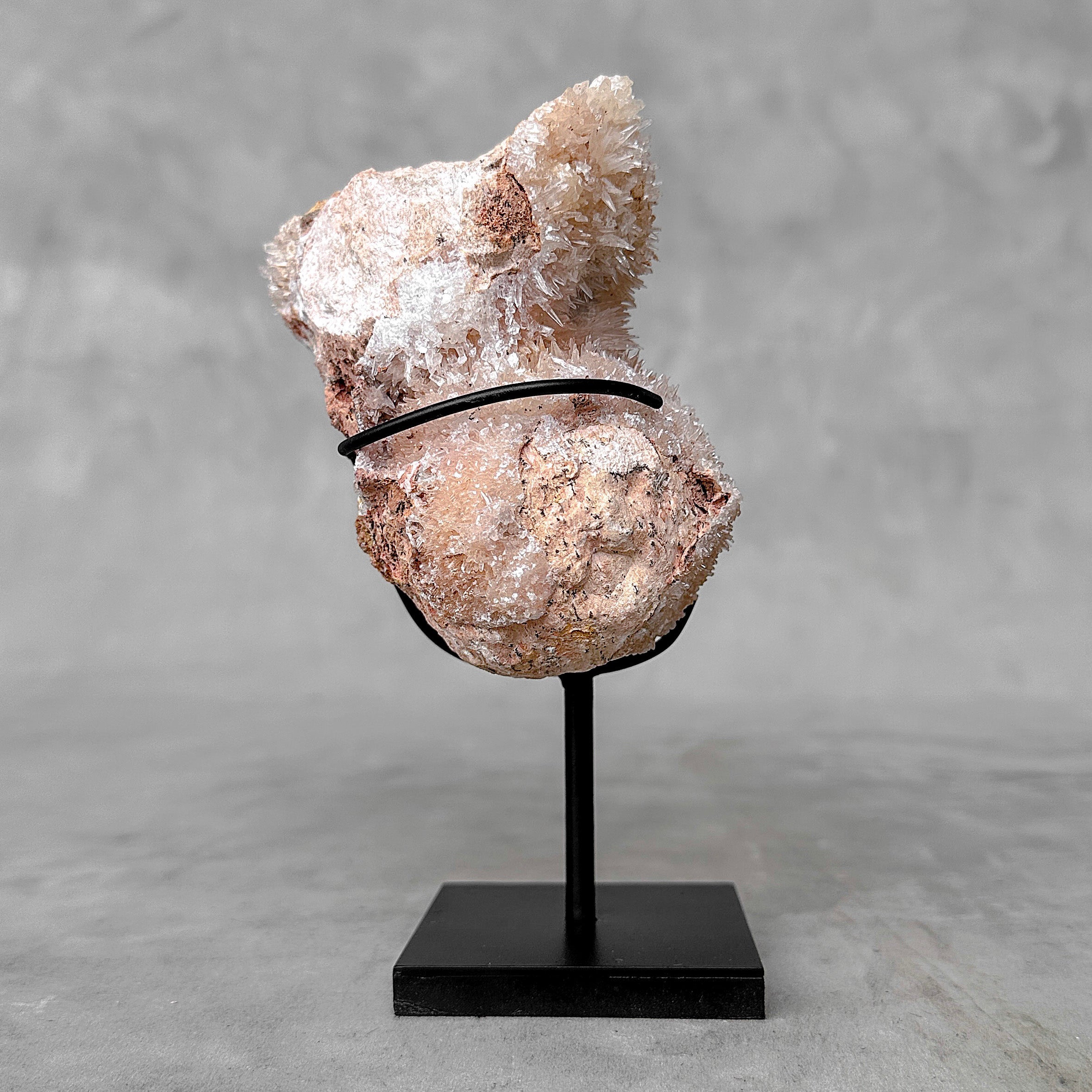 Beautiful Quartz Crystal cluster on a custom stand CC/541