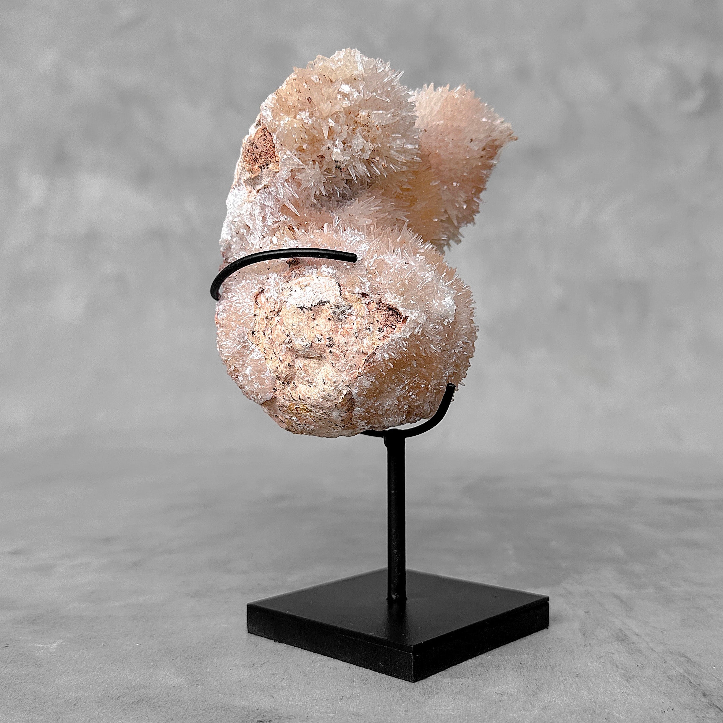 Beautiful Quartz Crystal cluster on a custom stand CC/541