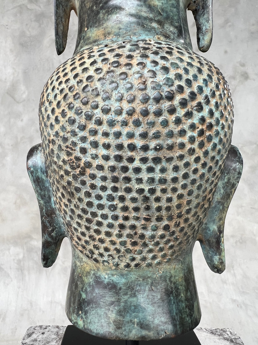 Buddha Heads 3 with base