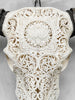 Caved Waterbuffalo Skulls with Big lotus Carving Skull,A/089