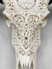 Caved Waterbuffalo Skulls with Big lotus Carving Skull,A/089