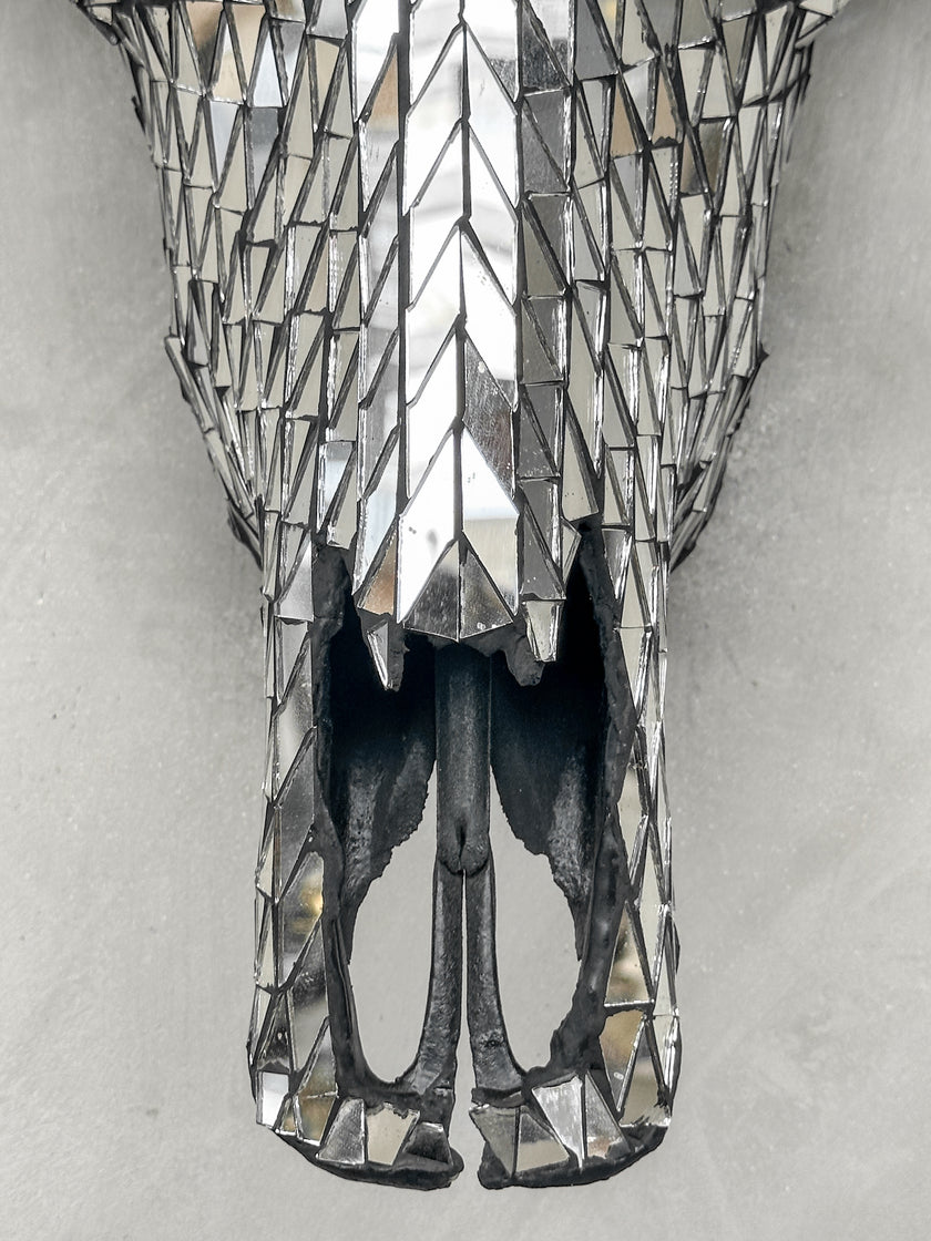 Silver Mozaic Buffalo skull | Skull,A/130