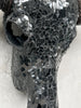 Black Mosaic Buffalo Skull – Dark Horn Wall Decor for Boho, Gothic, Modern Industrial, or Rustic Statement Interior Styling - Skull,A/136