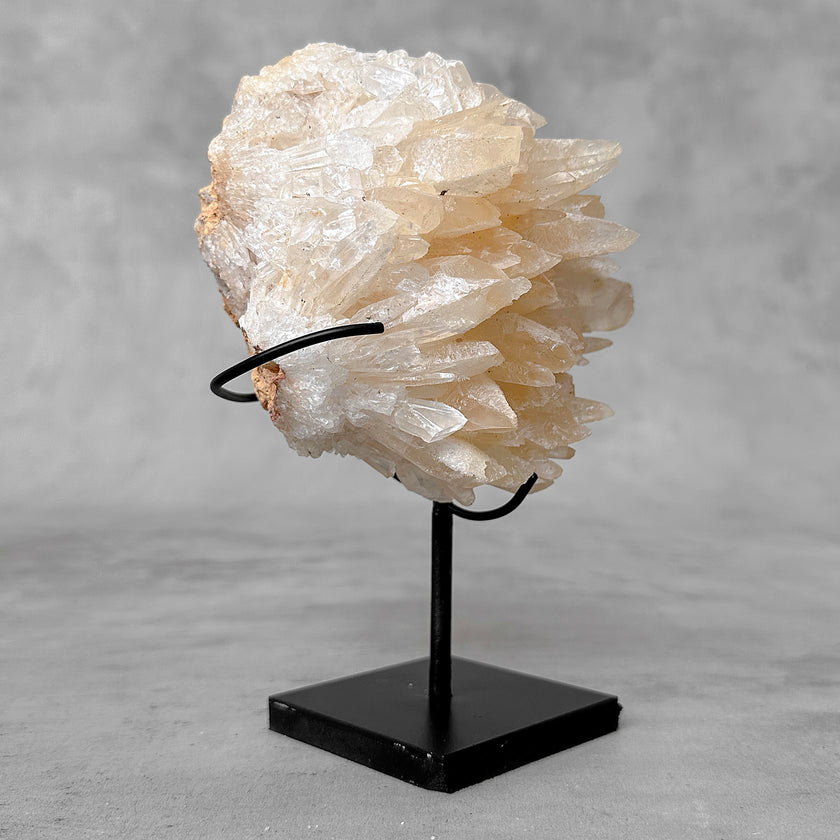 Beautiful Quartz Crystal cluster on a custom stand CC/561