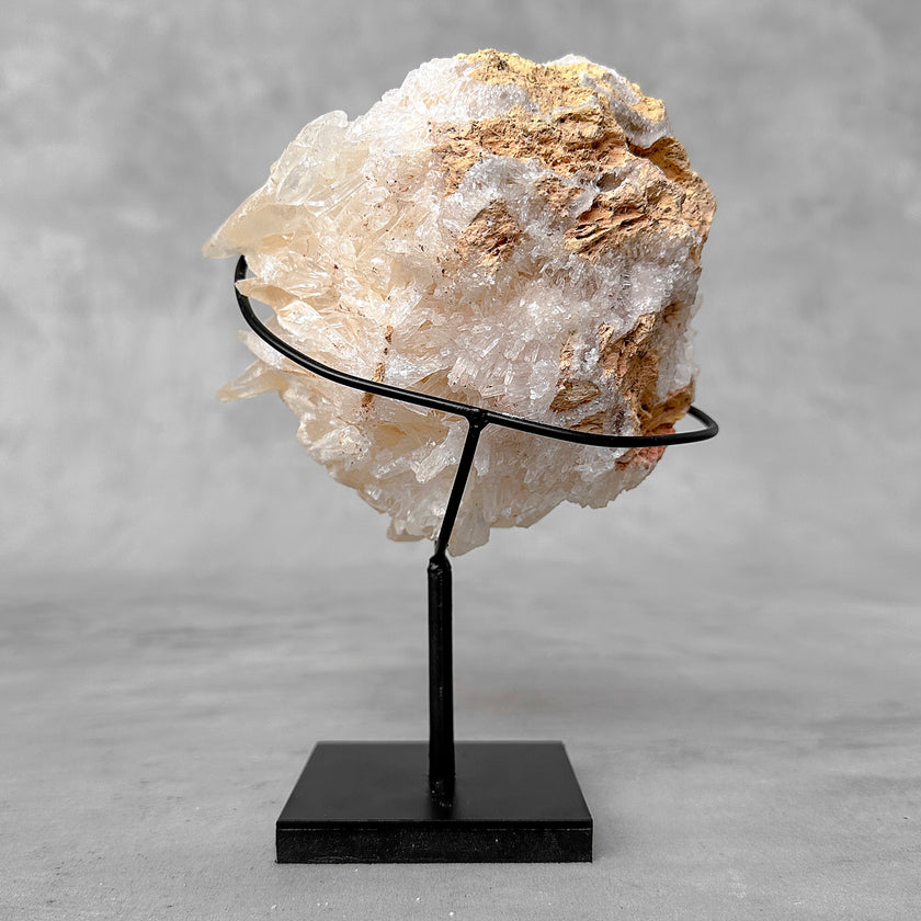 Beautiful Quartz Crystal cluster on a custom stand CC/561