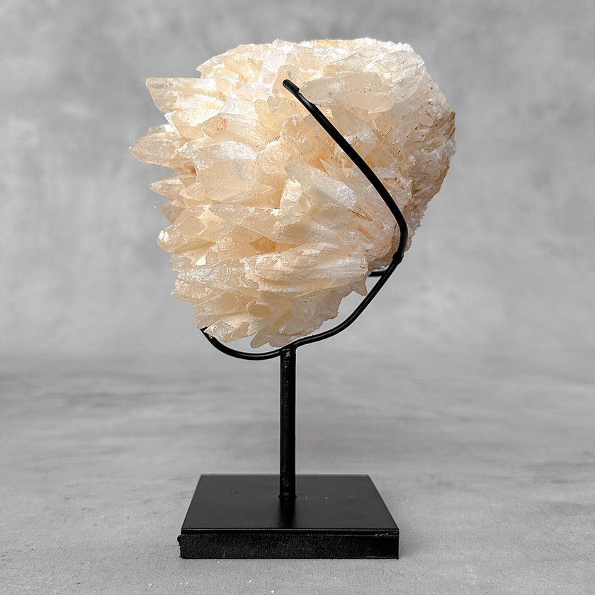 Beautiful Quartz Crystal cluster on a custom stand CC/561