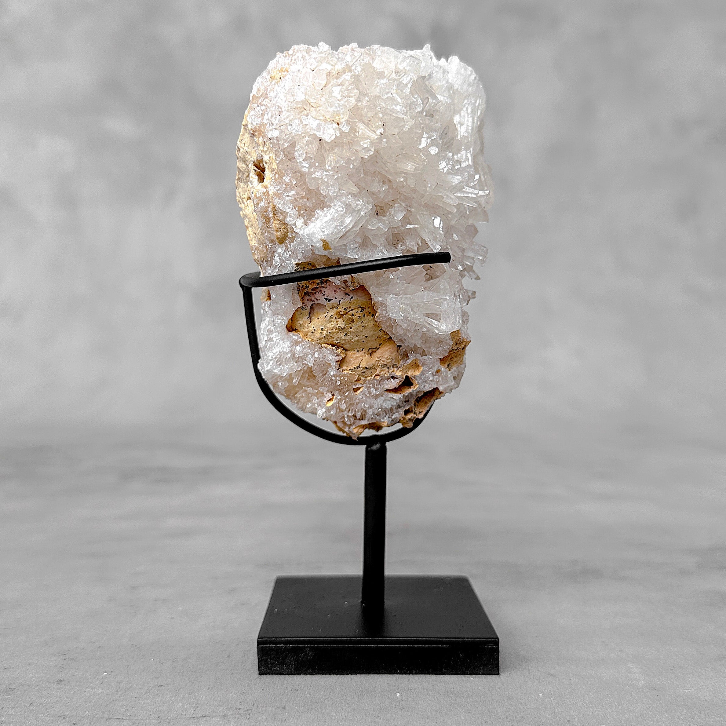 Beautiful Quartz Crystal cluster on a custom stand CC/562