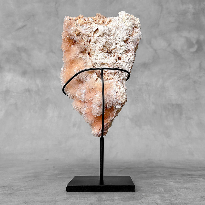 Beautiful Quartz Crystal cluster on a custom stand CC/567