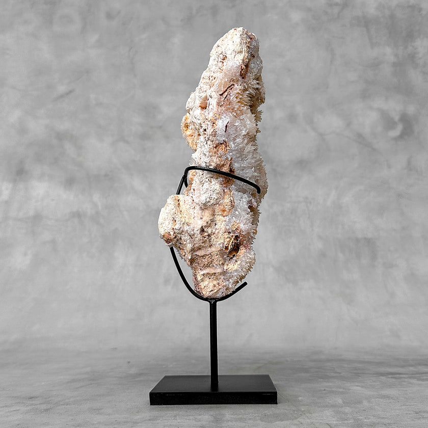 Beautiful Quartz Crystal cluster on a custom stand CC/567