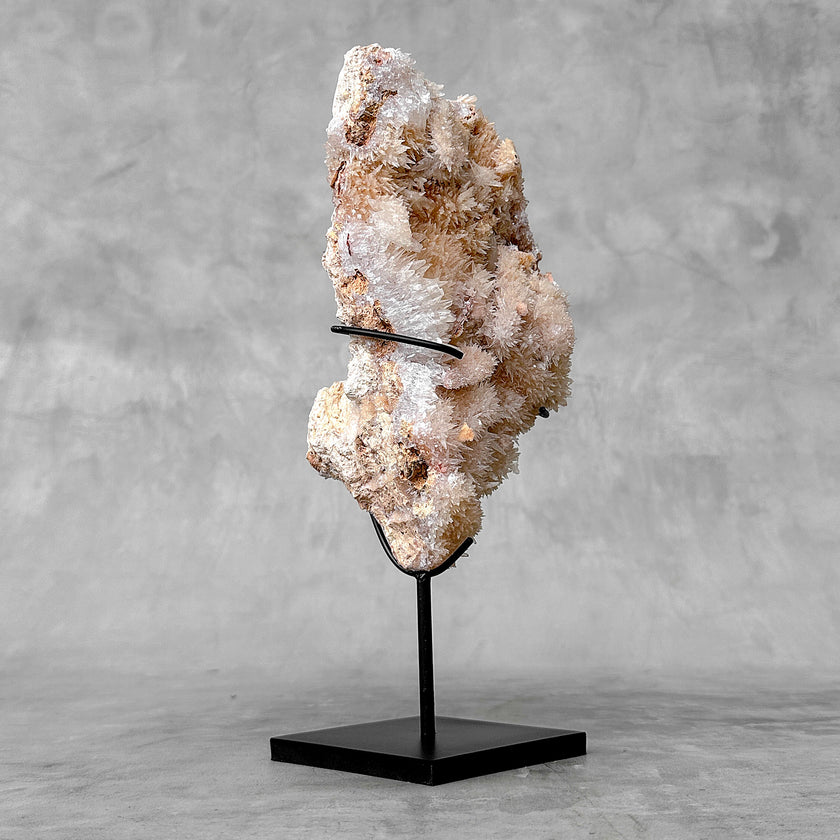 Beautiful Quartz Crystal cluster on a custom stand CC/567