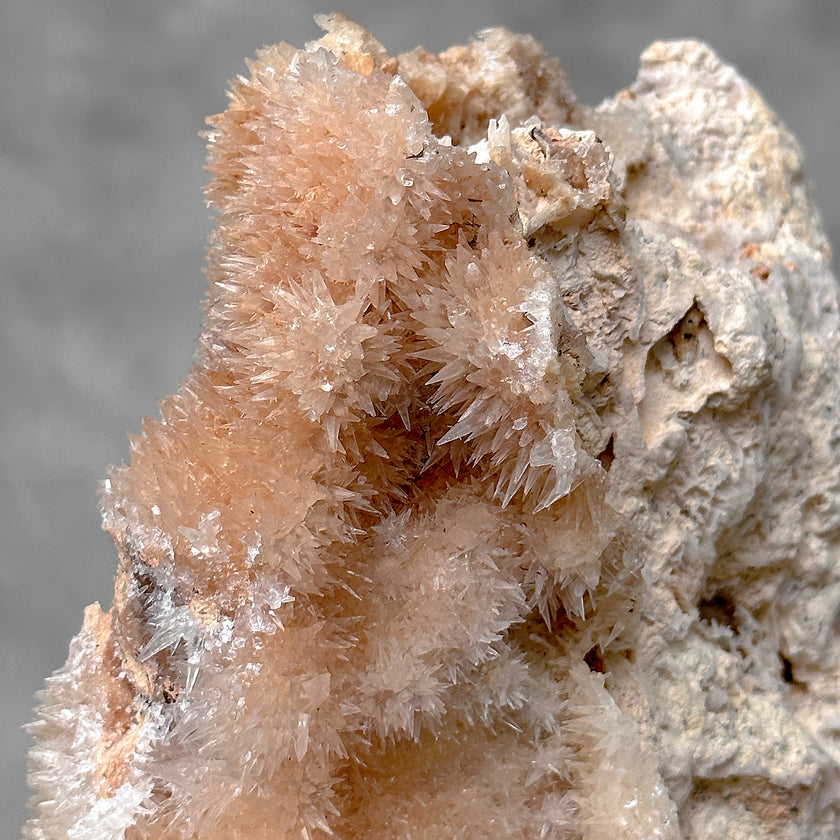 Beautiful Quartz Crystal cluster on a custom stand CC/567