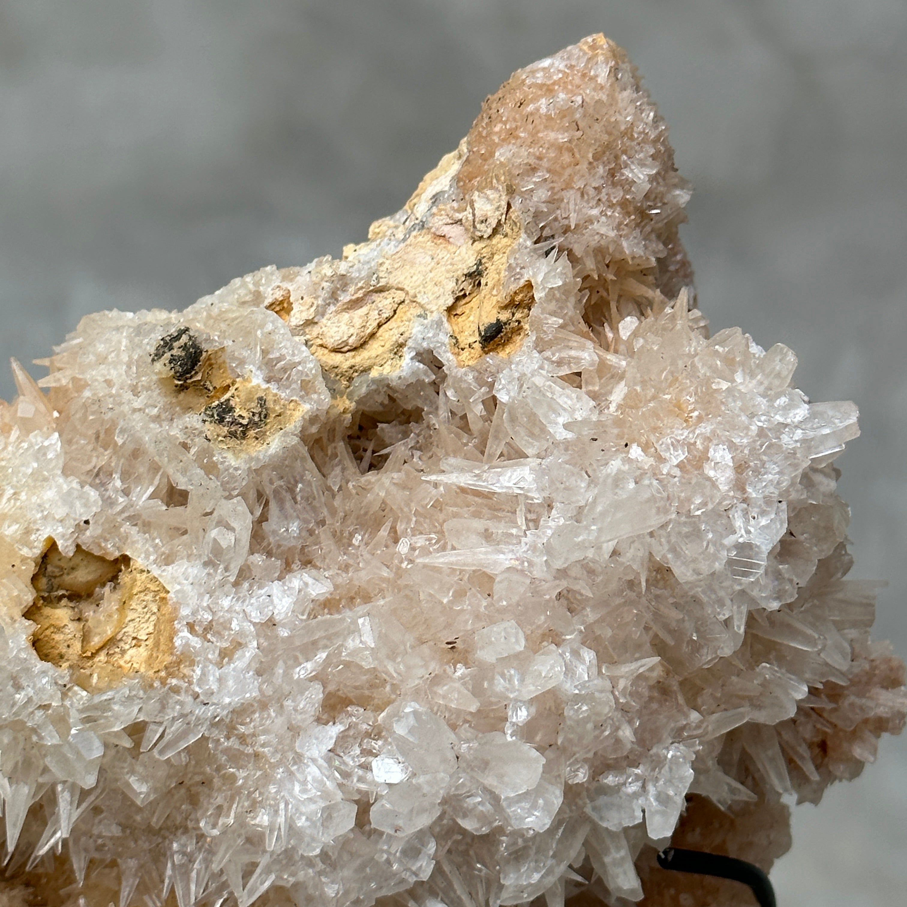 Beautiful Quartz Crystal cluster on a custom stand CC/568