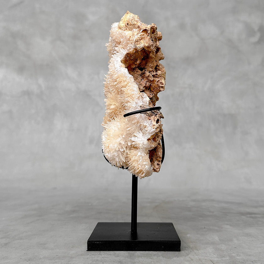 Beautiful Quartz Crystal cluster on a custom stand CC/569