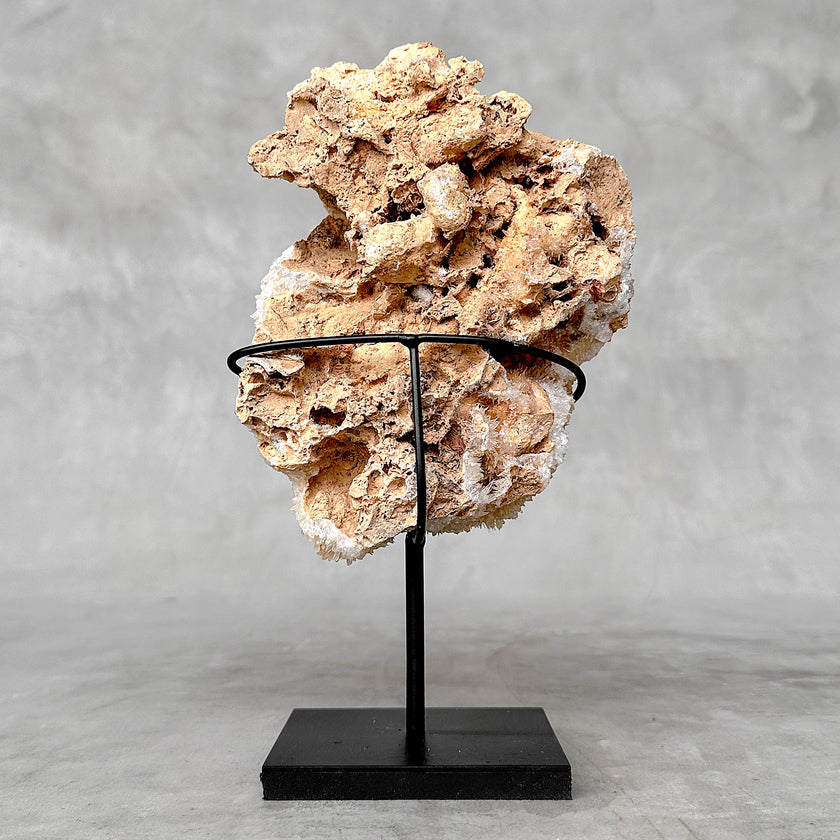 Beautiful Quartz Crystal cluster on a custom stand CC/569