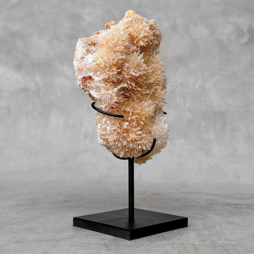 Beautiful Quartz Crystal cluster on a custom stand CC/569