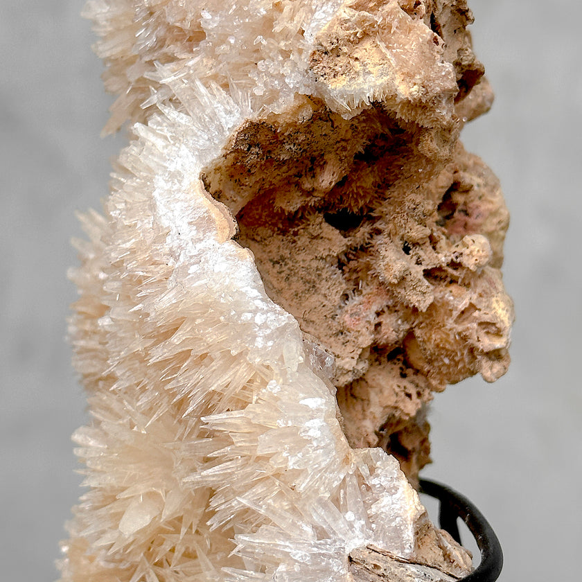 Beautiful Quartz Crystal cluster on a custom stand CC/569