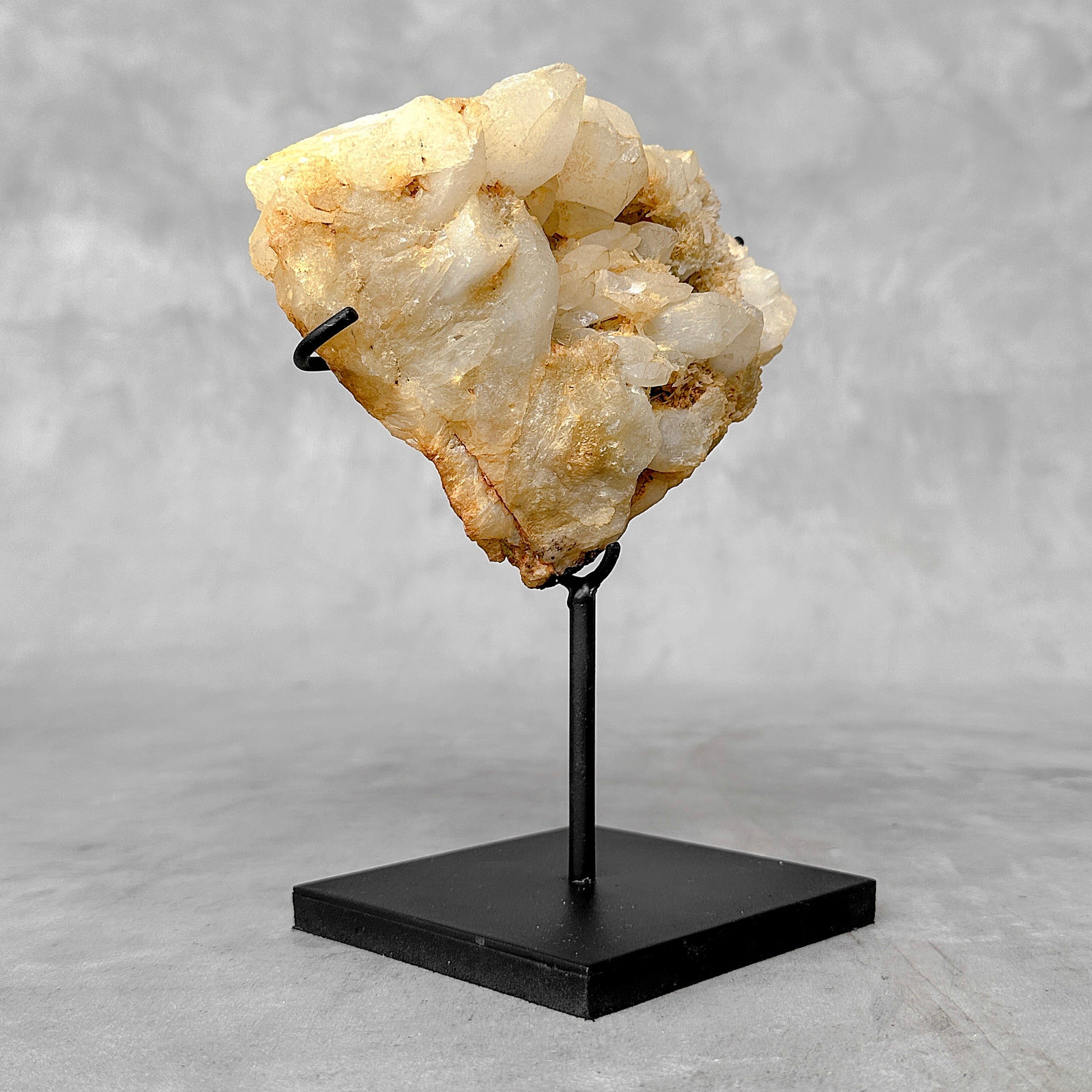 Beautiful Quartz Crystal cluster on a custom stand CC/571