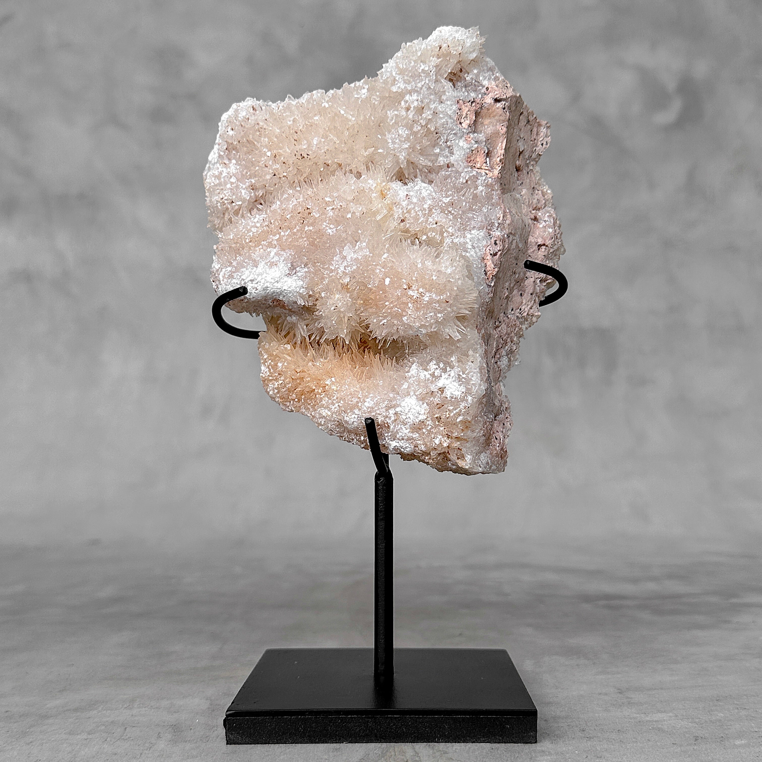 Beautiful Quartz Crystal cluster on a custom stand CC/575