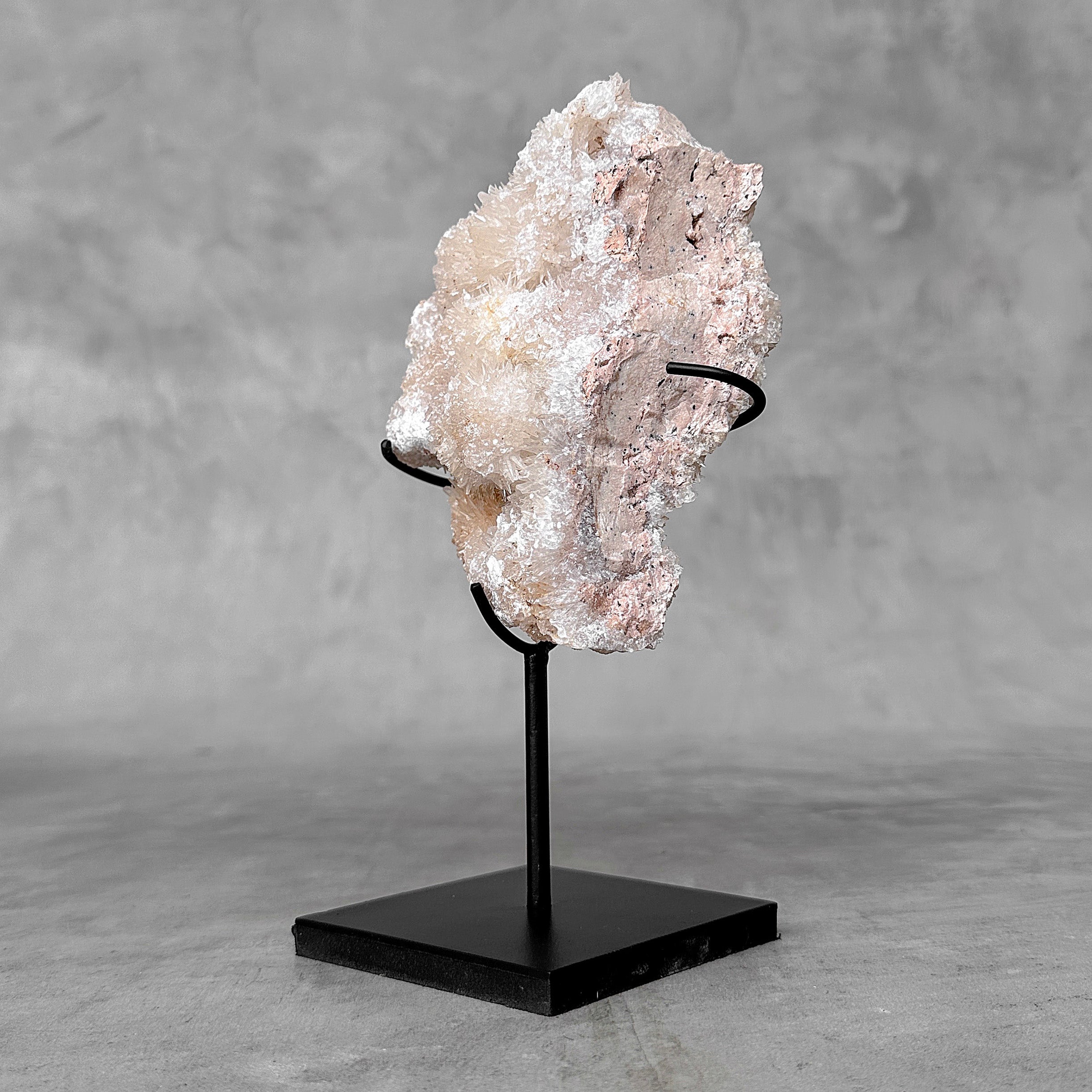 Beautiful Quartz Crystal cluster on a custom stand CC/575