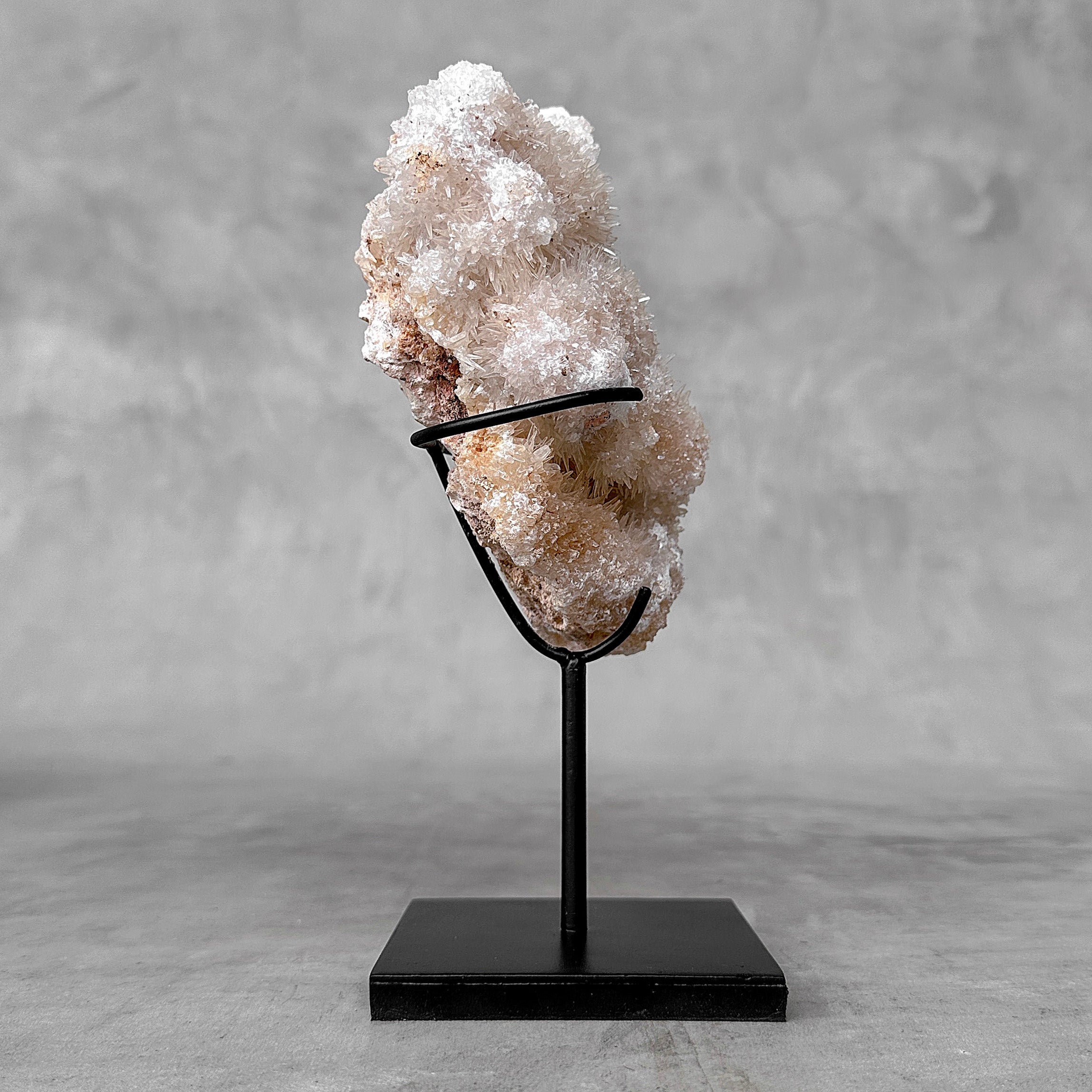 Beautiful Quartz Crystal cluster on a custom stand CC/575