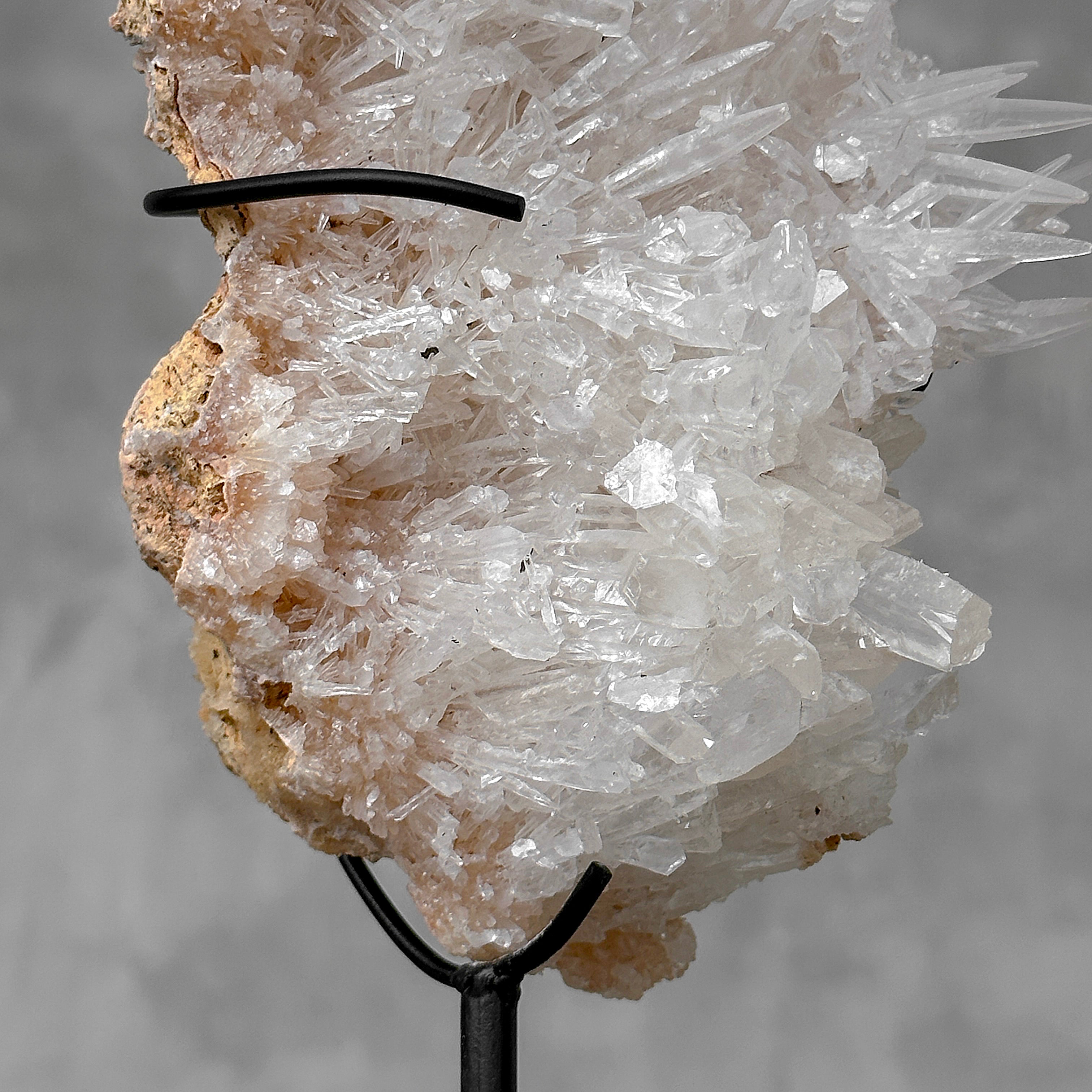 Beautiful Quartz Crystal cluster on a custom stand CC/579