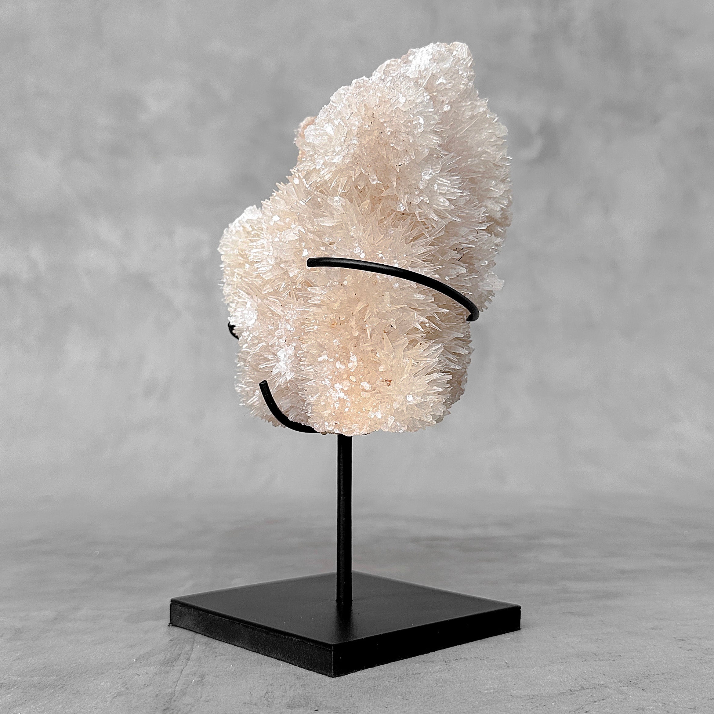 Beautiful Quartz Crystal cluster on a custom stand CC/587