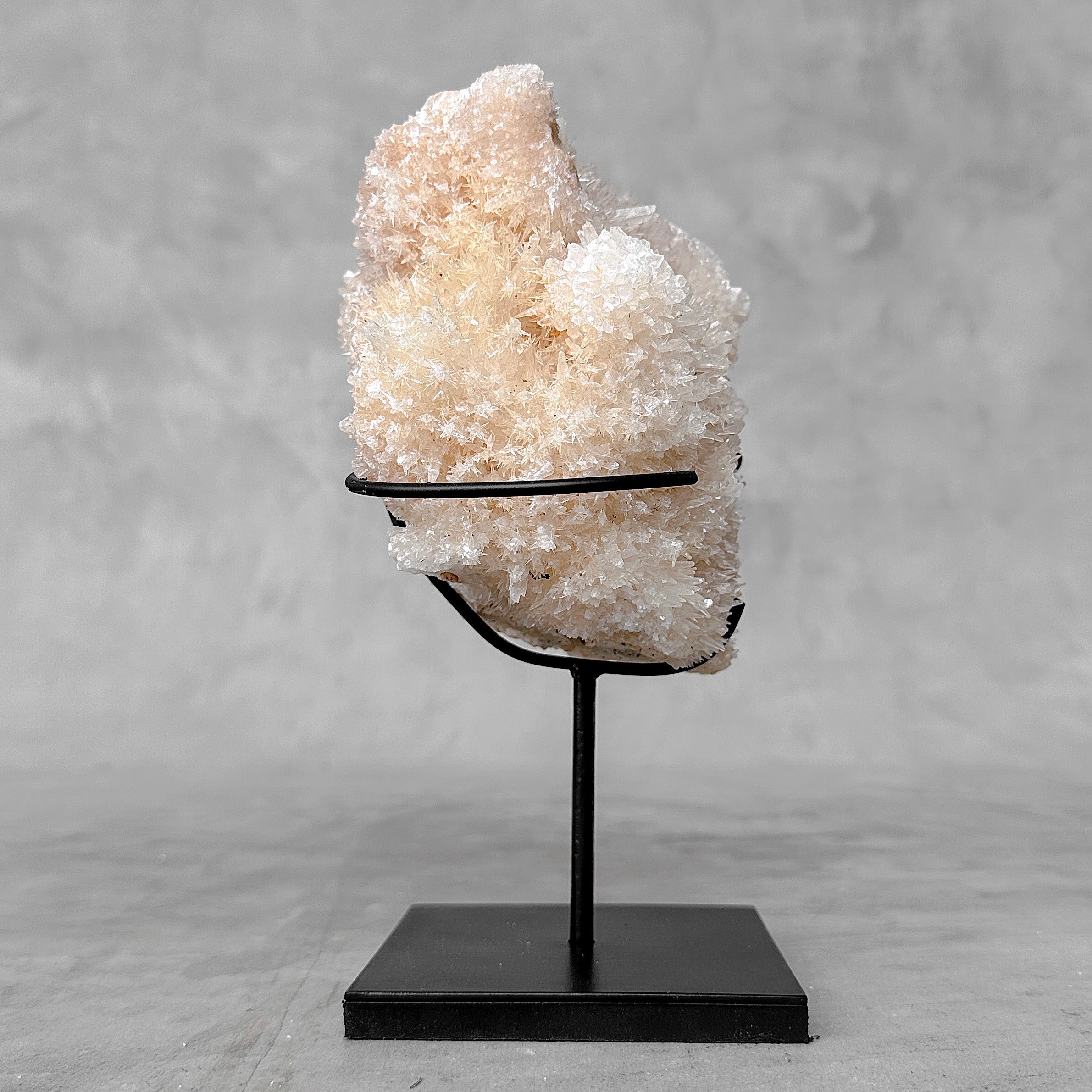 Beautiful Quartz Crystal cluster on a custom stand CC/587