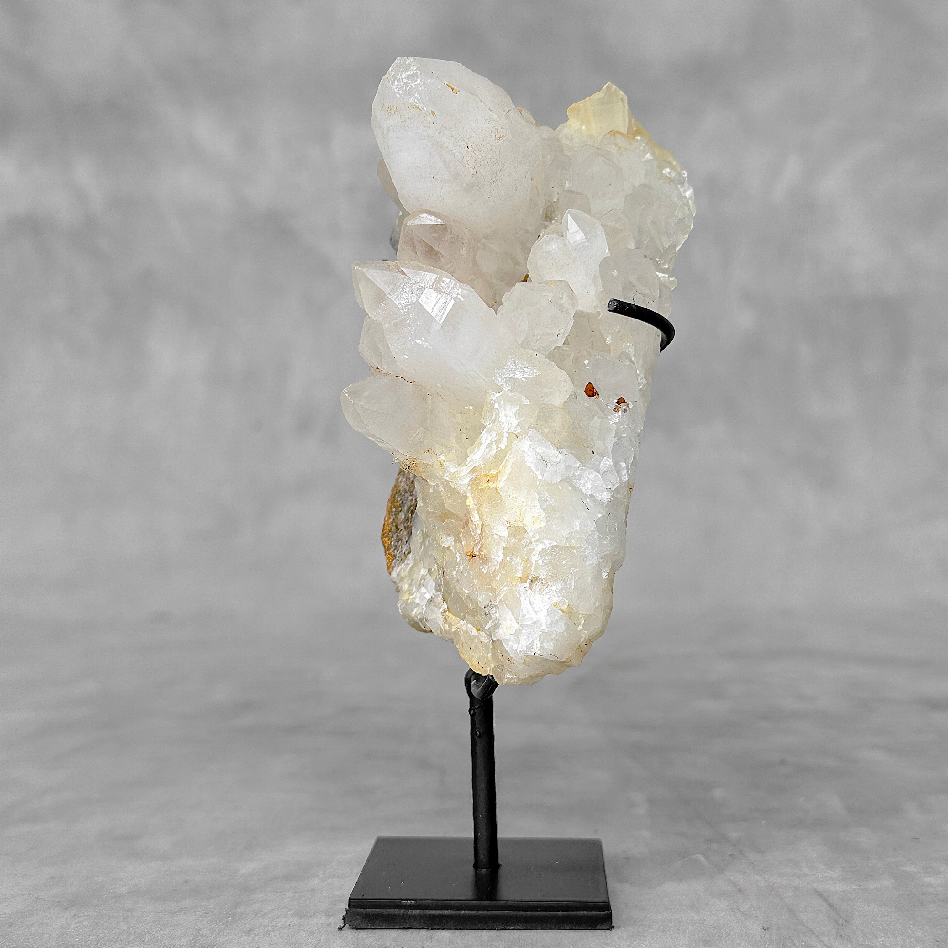 Beautiful Quartz Crystal cluster on a custom stand CC/589