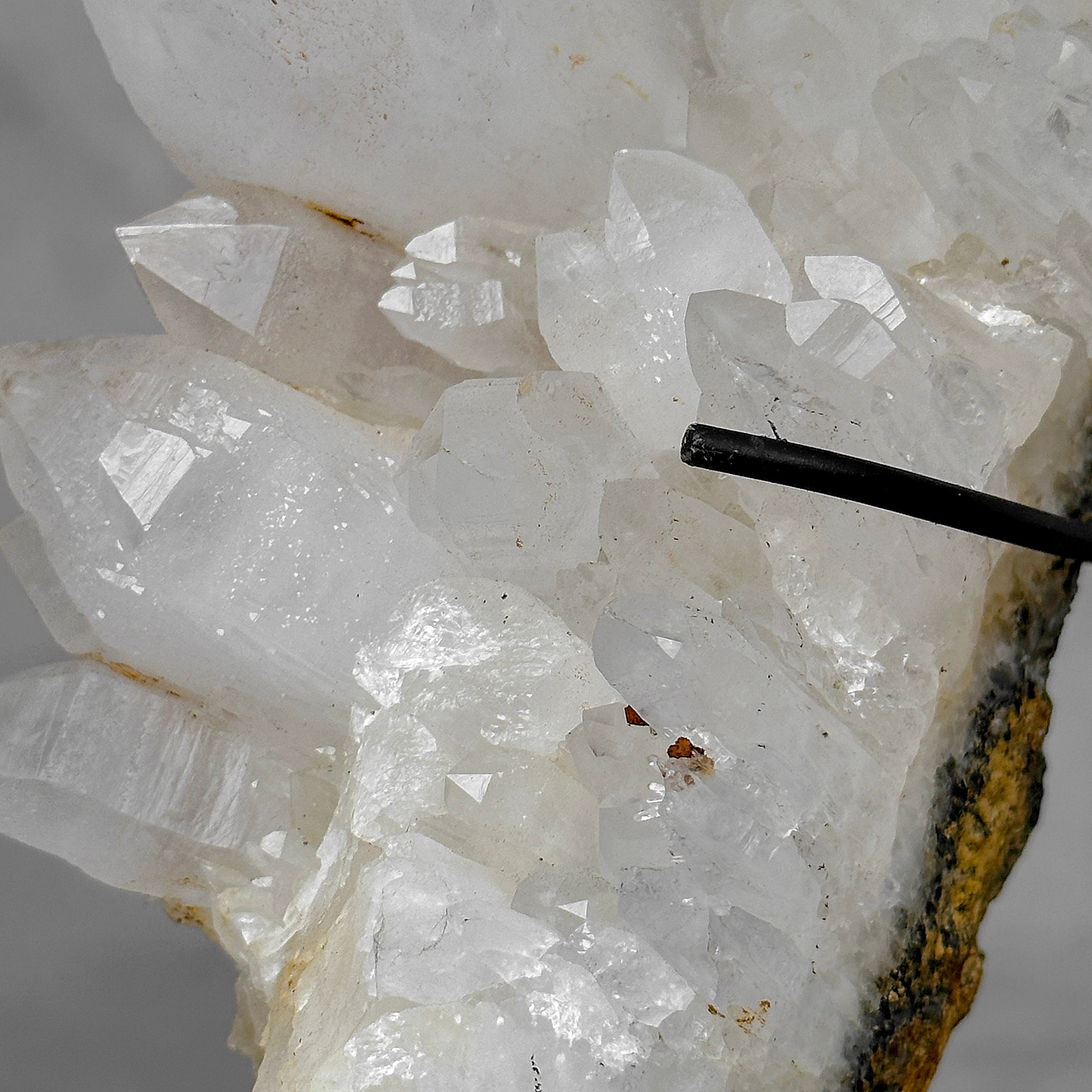 Beautiful Quartz Crystal cluster on a custom stand CC/589