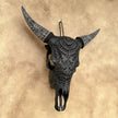 Fully carved cow skulls with Badong Carving Skull,A/079