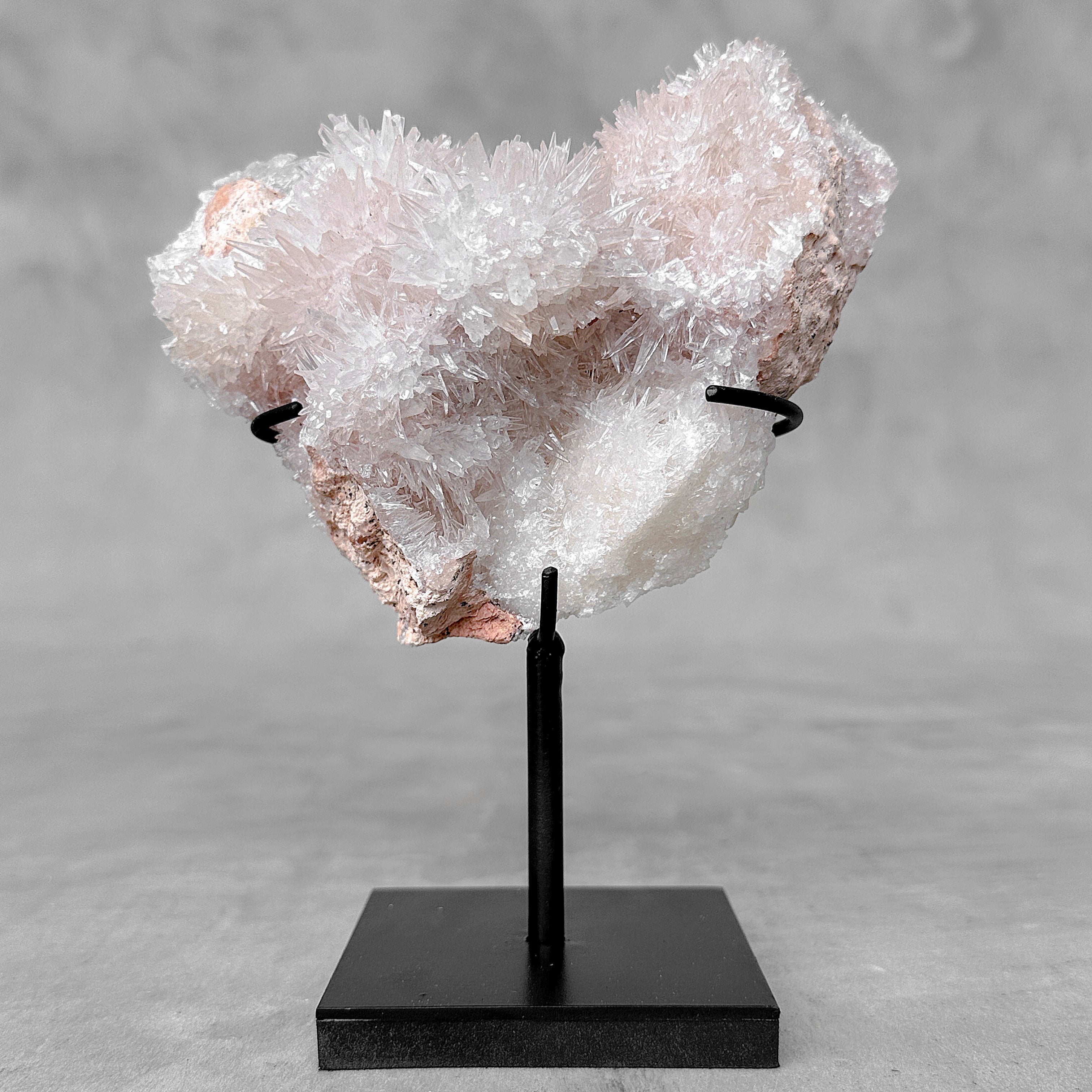 Beautiful Quartz Crystal cluster on a custom stand CC/593