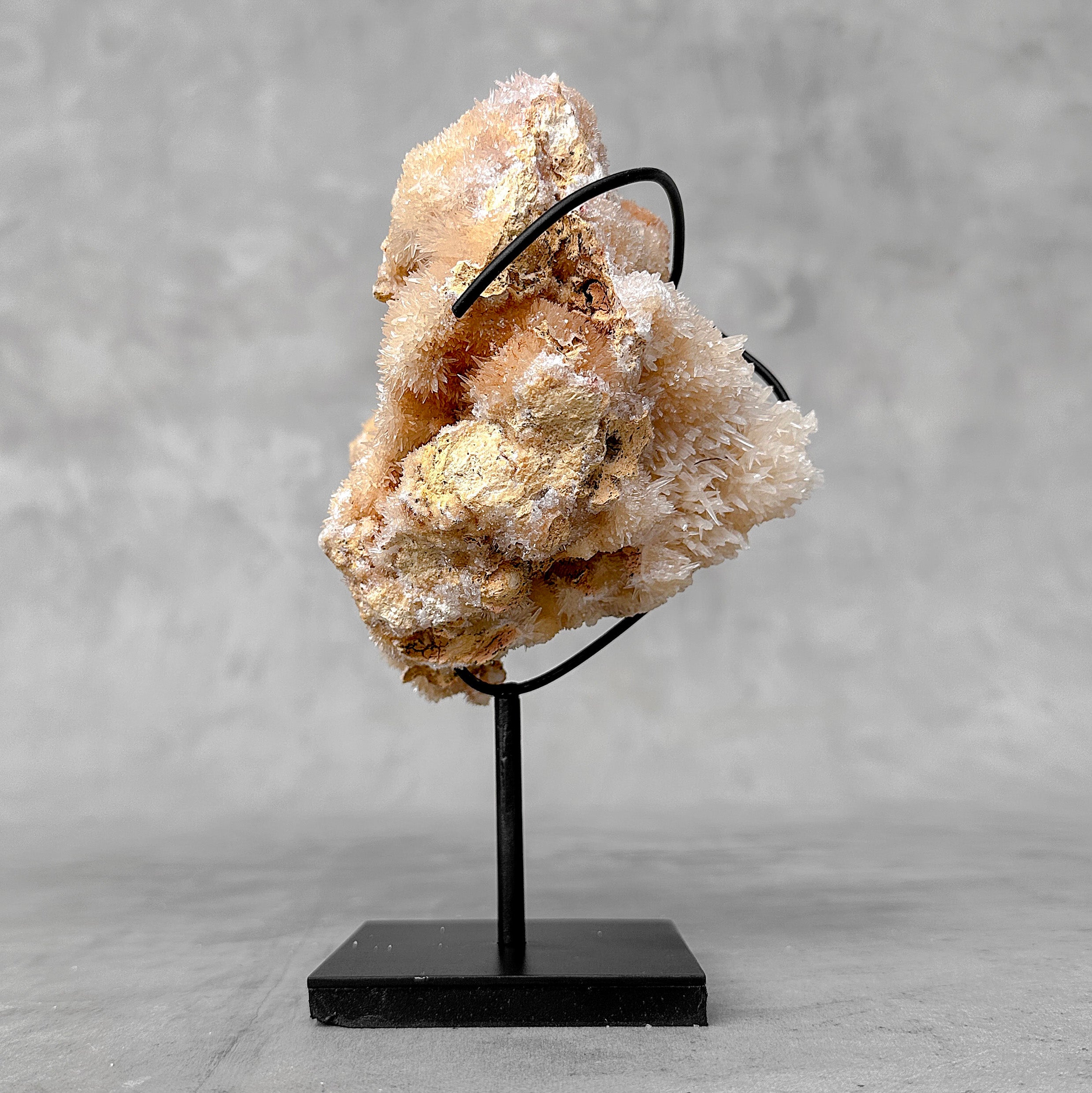 Beautiful Quartz Crystal cluster on a custom stand CC/596