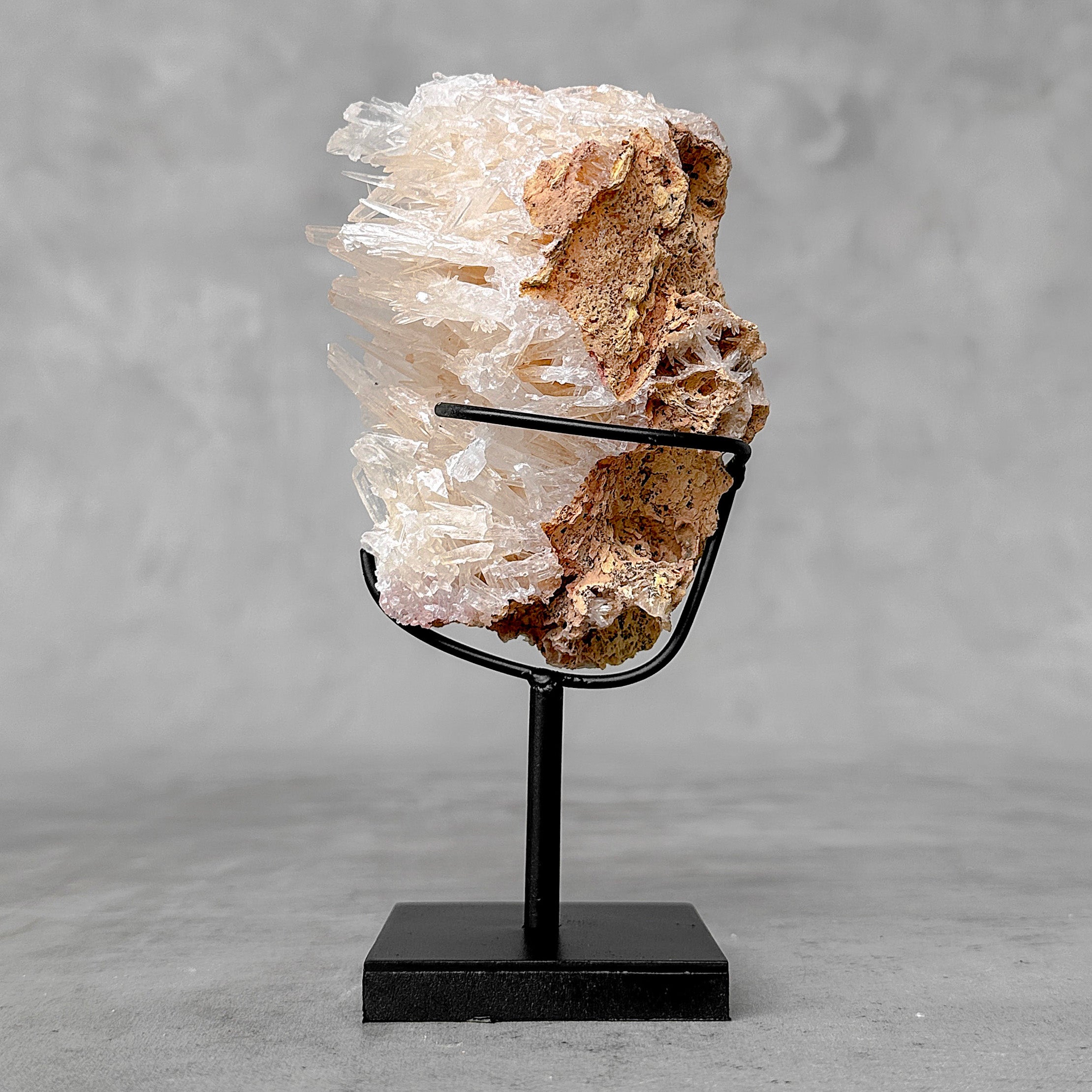 Beautiful Quartz Crystal cluster on a custom stand CC/597