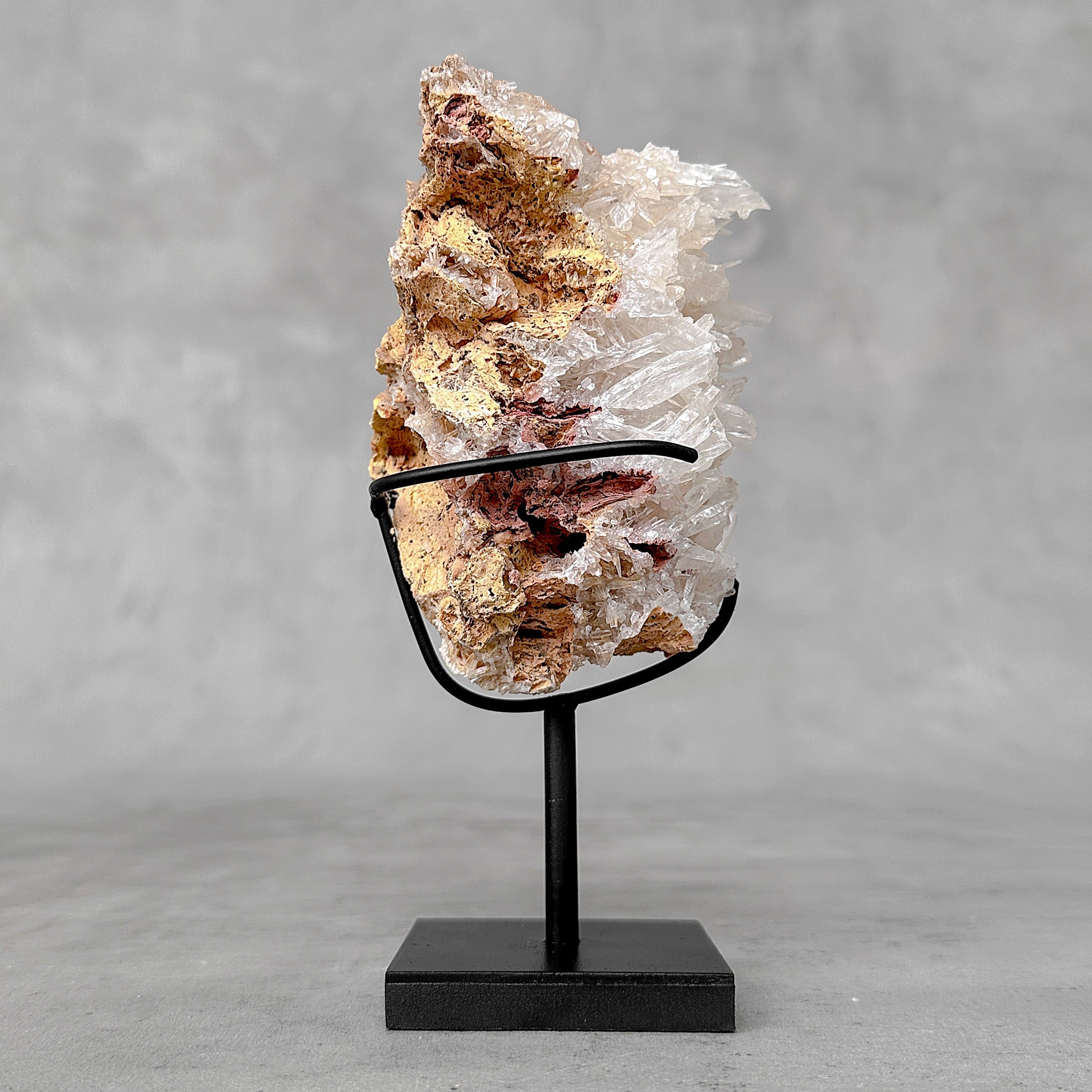 Beautiful Quartz Crystal cluster on a custom stand CC/597