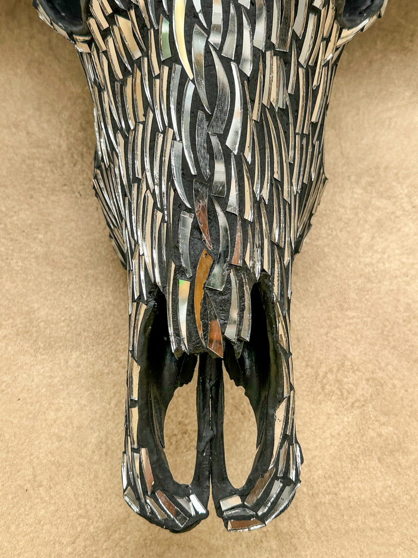 Silver Mozaic Buffalo skull | Skull,A/132