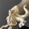 A Stunning Hand Carved Octopus With Horn on a Stand - 7E/109