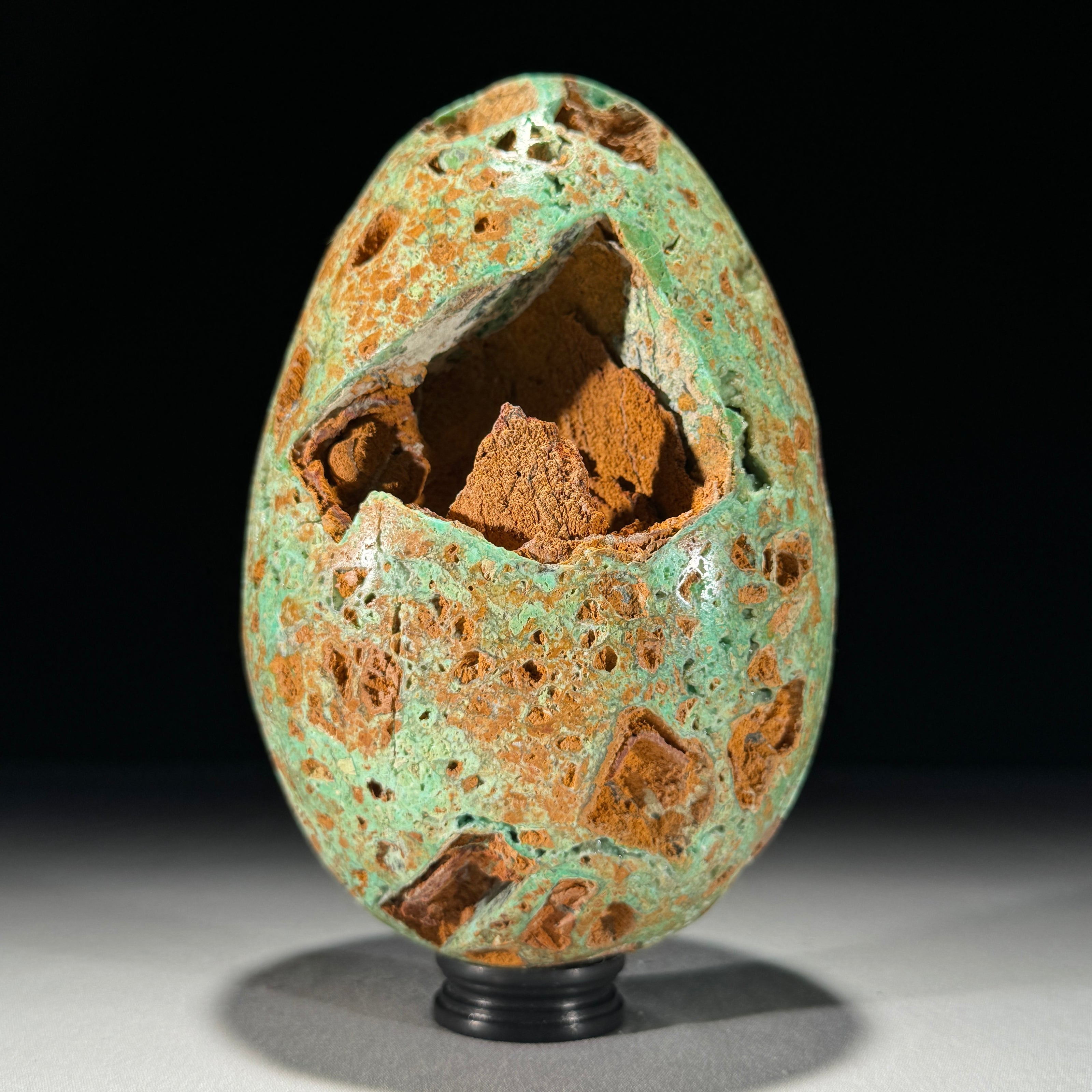 Stone egg green smithsonite-Z2/315