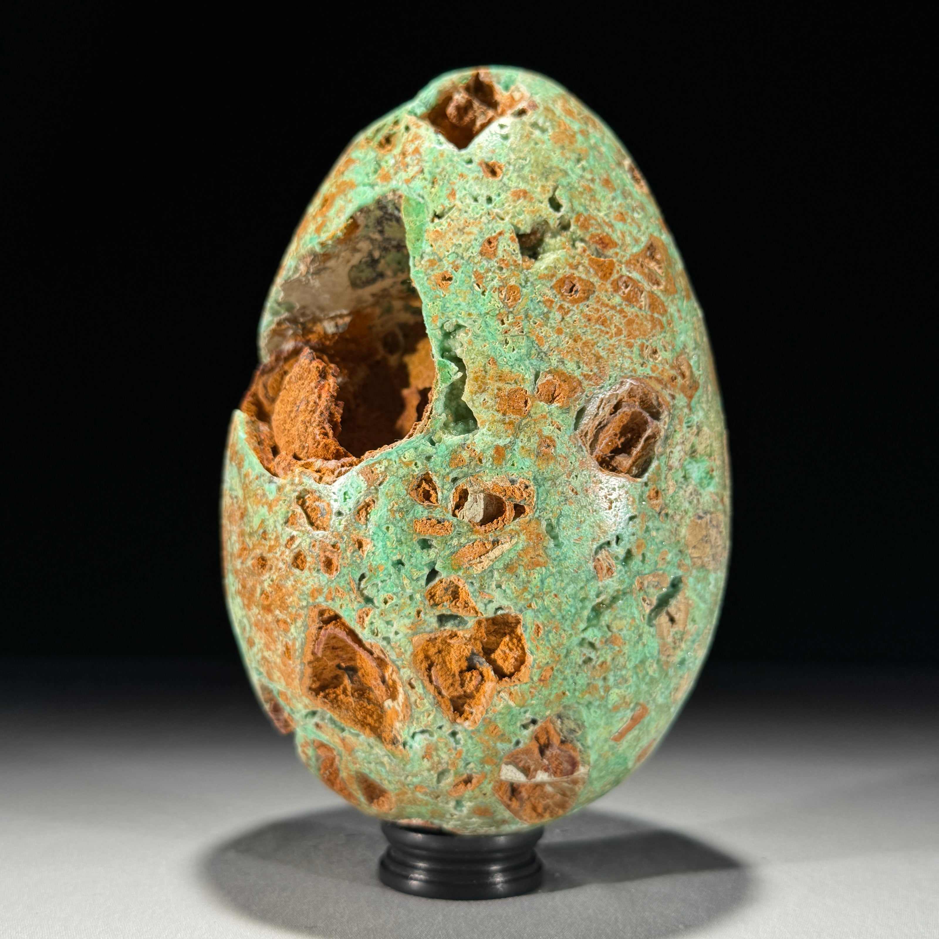 Stone egg green smithsonite-Z2/315