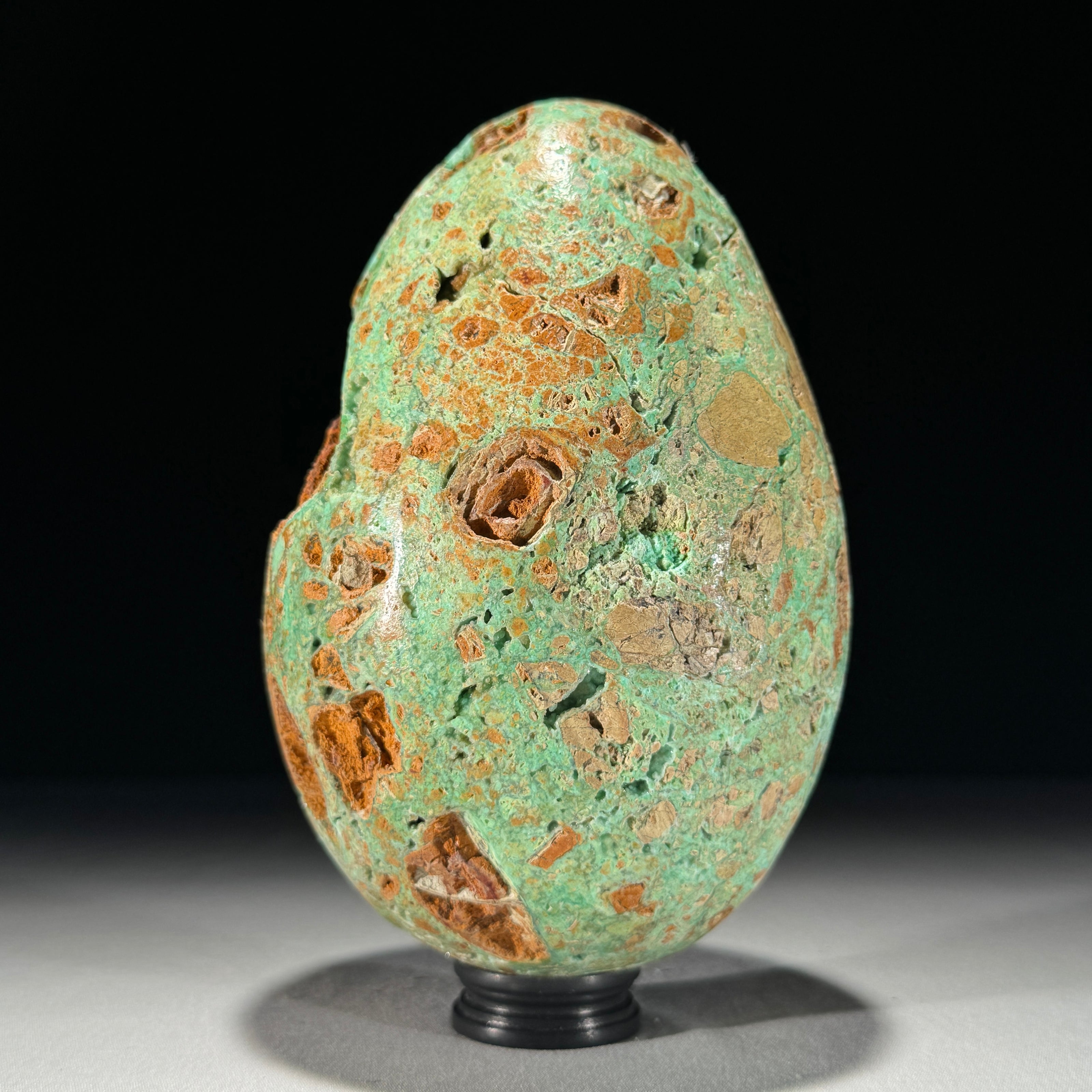 Stone egg green smithsonite-Z2/315