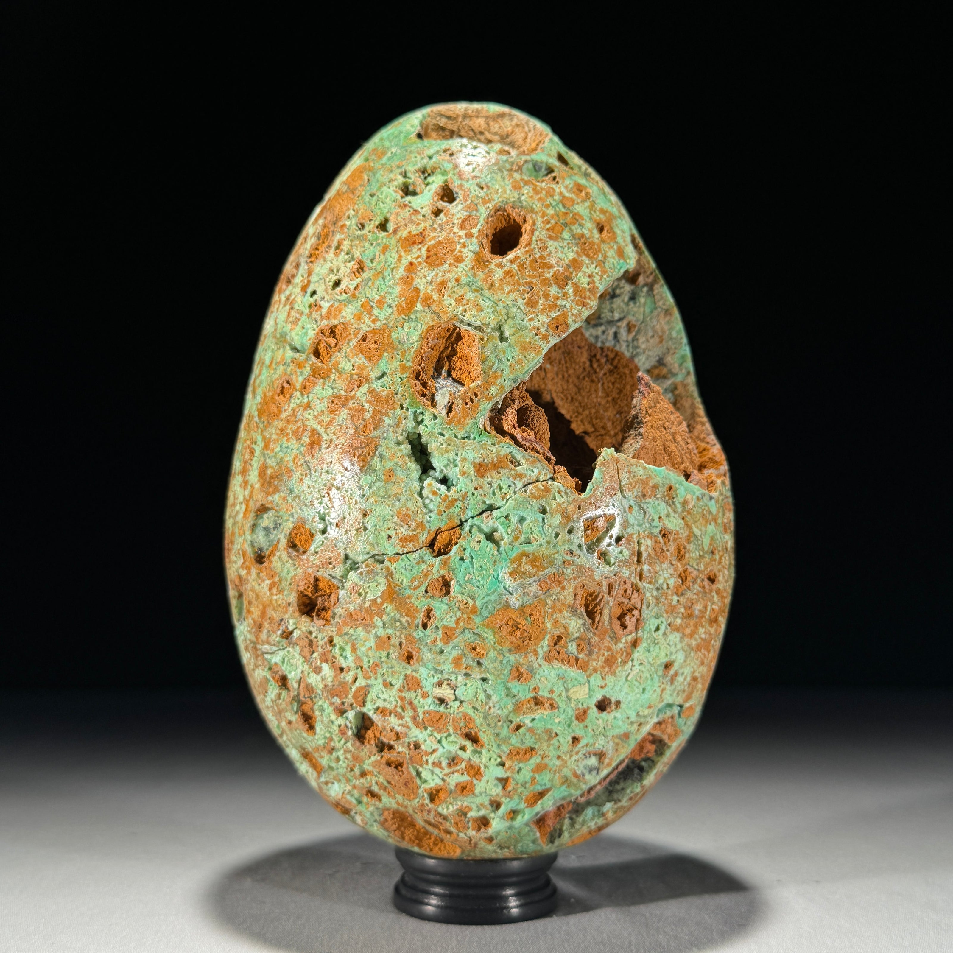 Stone egg green smithsonite-Z2/315