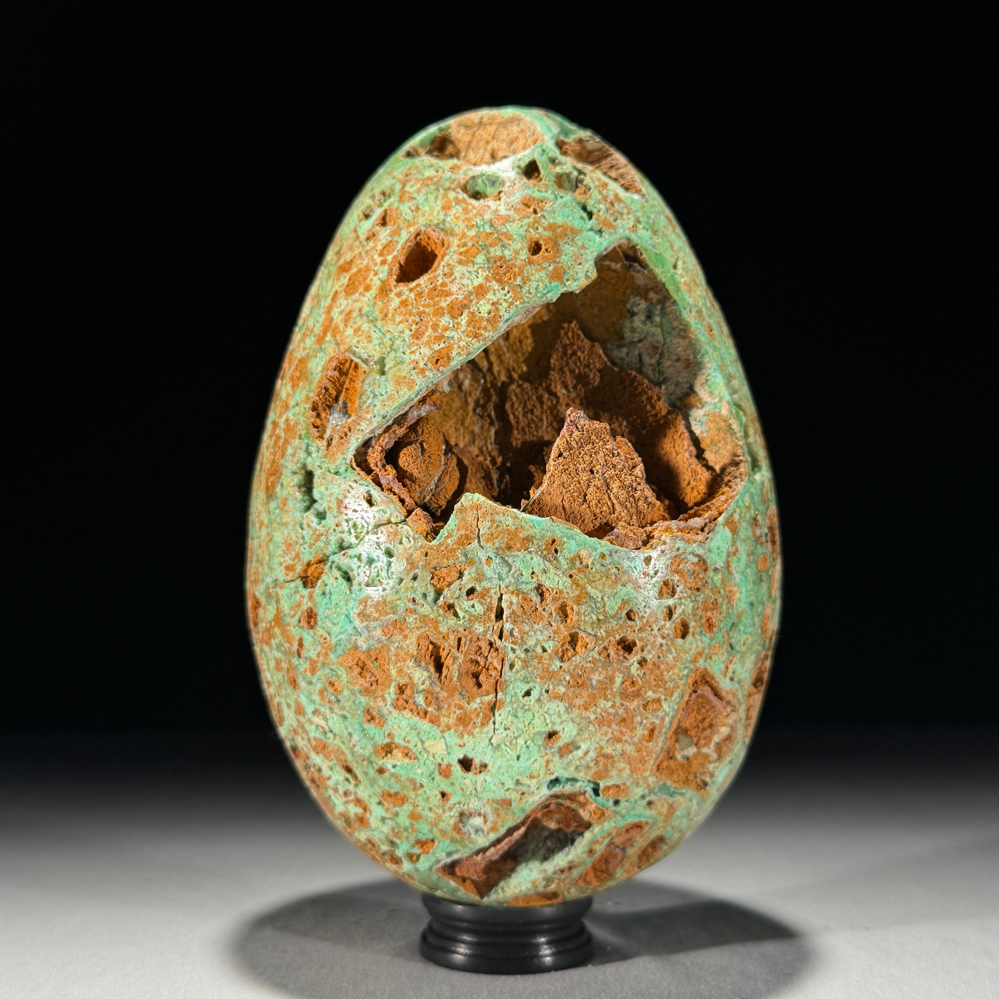 Stone egg green smithsonite-Z2/315