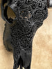Caved Waterbuffalo Skulls with Star Mandala Carving Skull,A/090