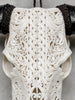 White Carved Buffalo Skulls with Infinity motif | Skull,A/103