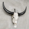 White Carved Buffalo Skulls with Infinity motif | Skull,A/103