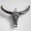 Real Carved Buffalo Skull 22/EX/275