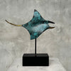 Mantaray on stand polished Small