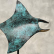 Mantaray on stand polished Small